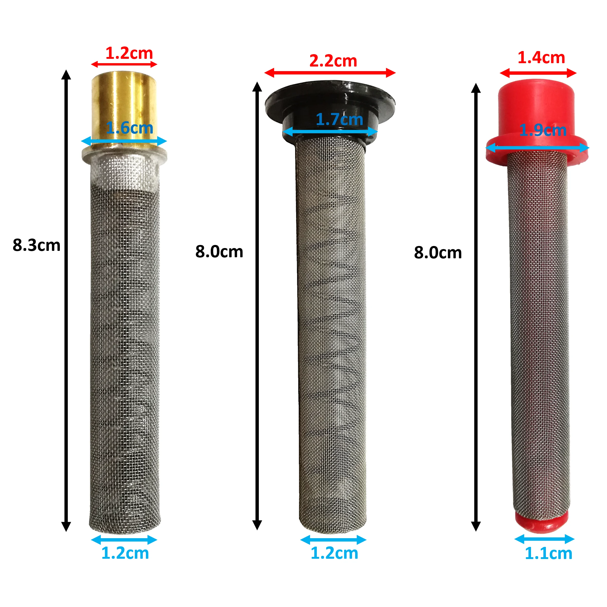 Cross Mark Agricultural Knapsack Sprayer Parts Filter for Cleaning Chamber Plastic body with durable filter
