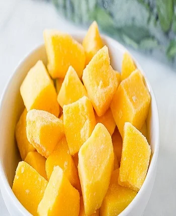 
IQF Frozen Keaw Mango Chunk sweet without off-taste decoration or eat directly VietNam Wholesale Supplier 