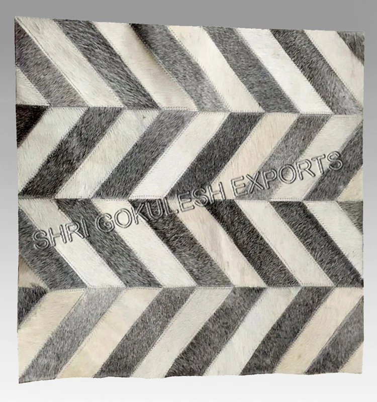 Household Comfortable Hot Selling Living Room 100% Leather Hair On Floor Carpet