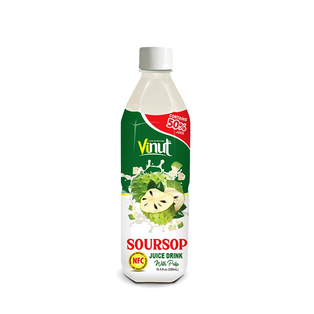 16.9 Fl oz VINUT Bottle with NFC 50% White Guava Juice Drink Concentrate Dried Style OEM ODM Private Label Wholesale Supplier