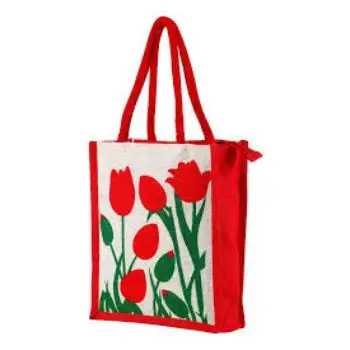 Best Quality Handmade  Buy Original Jute Lunch  Tiffin Bag handbag Waterproof Free Size Multi Color Best Price In Delhi India