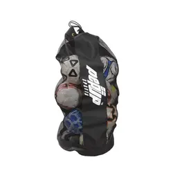 Pepup Ball Bag for 16 or 12  balls. Football Soccer Basketball Volleyball, for all sports. black