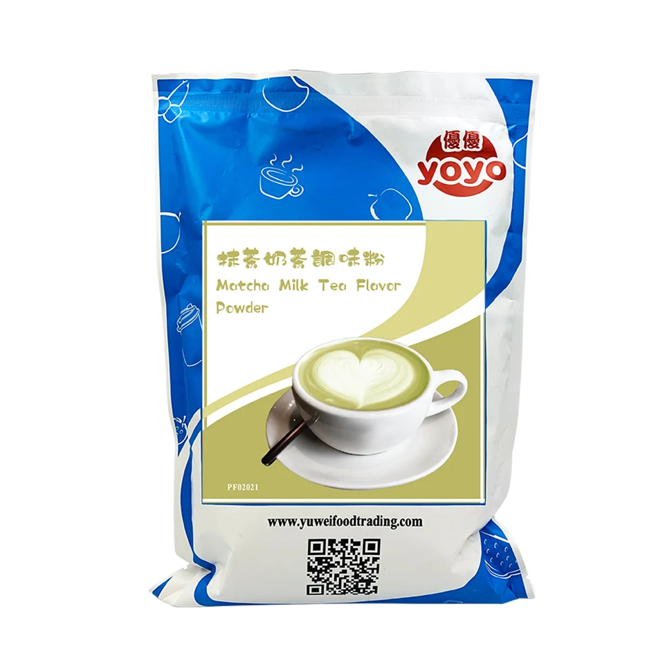 Matcha Milk Tea Flavor Powder instant drinks Taiwan