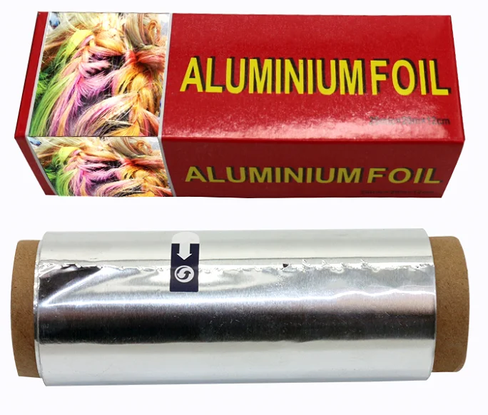 Great quality silver/colored aluminum foil roll for hairdressing  perm and dyeing