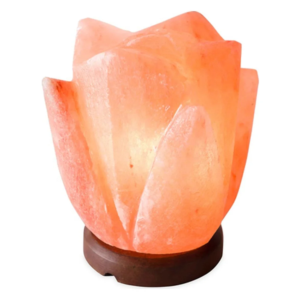 Hand Carved Flower made from the 250 million years old salt mined from the Himalayan Mountains-Sian Enterprises