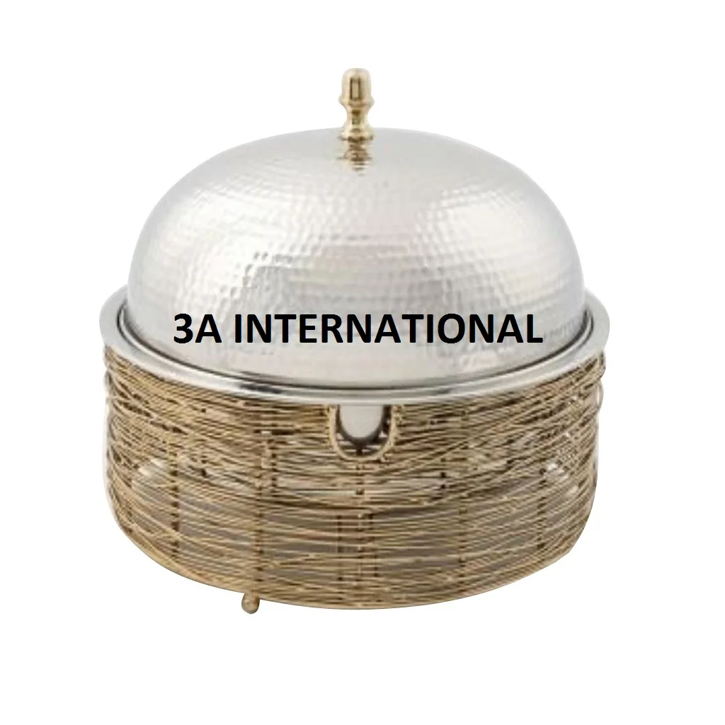 Stainless Steel Insulated Hot Pot Set of 3 For Unique Design Hotel Catering Usage Casserole Serving Hot Pot Best Quality