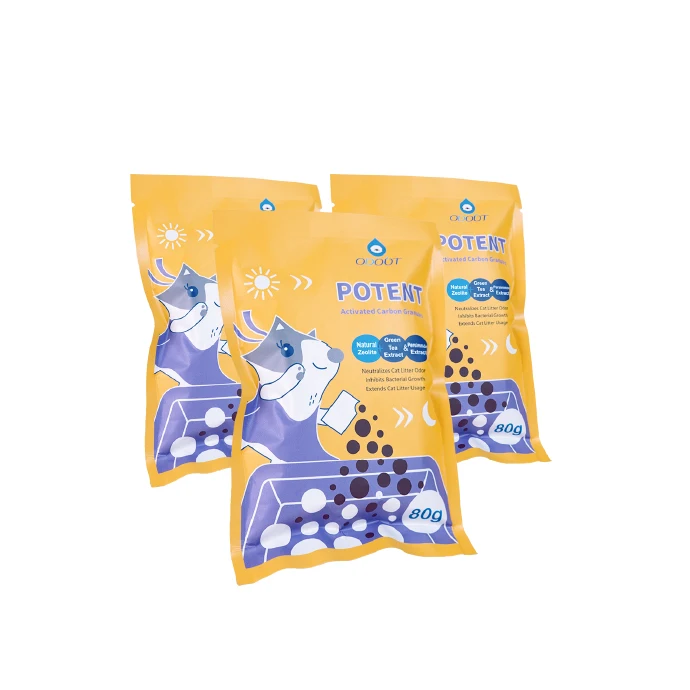 Новый инновационный активированный уголь для кошачьего туалета, контроль запахов и запахов мочи