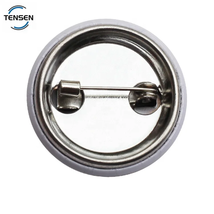 Custom clothing round button badge designs printing logo pins label tin paper badge making