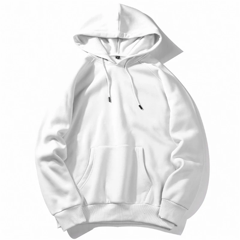
Gama Sports Custom logo 280gsm high quality plain white pullover sweatshirts oversized blank hoodies for men 