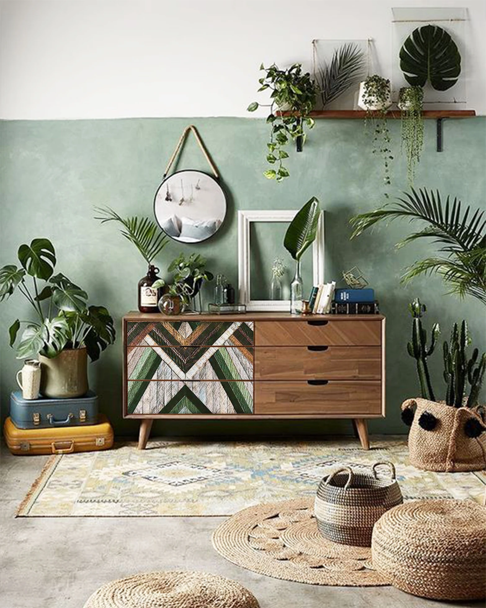 
New Style Furniture Midcentury Minimalist Modern Wood Drawer For Apartment From Vietnam 