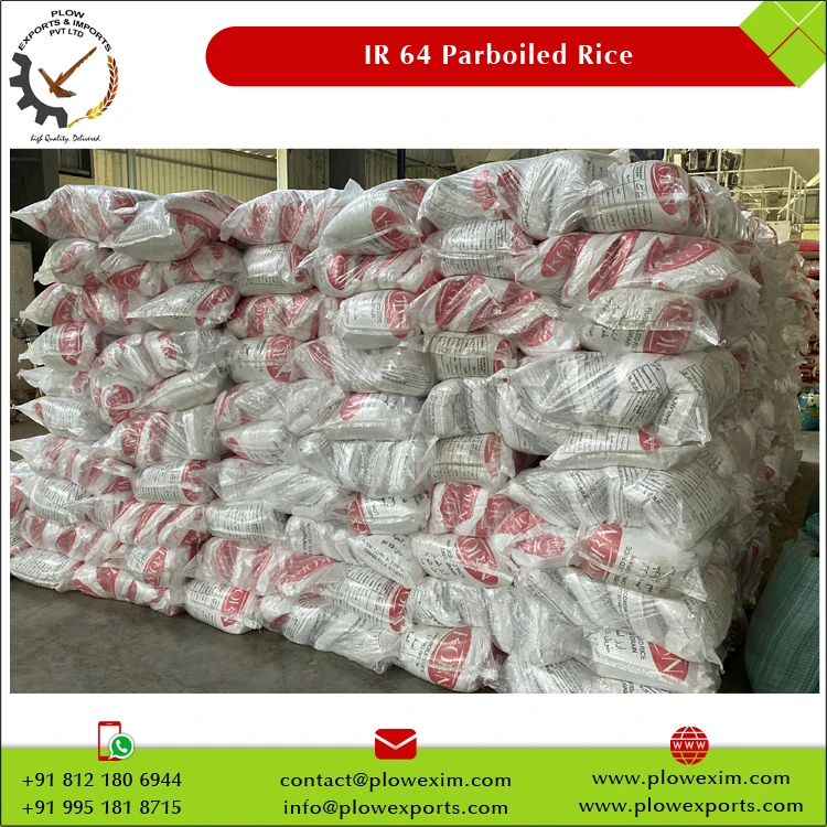 Wholesale Supplier of Best Quality Rich Aroma Long Grain Parboiled Rice/ IR64 Long Grain Parboiled Rice