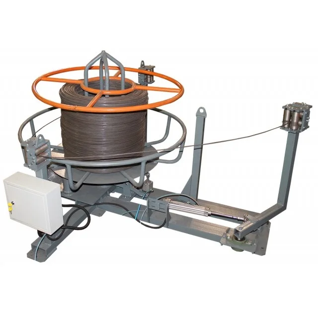 Automatic Uncoiler AU-1000 Wire Processing MACHINES FOR PROCESSING OF WIRE AND REBAR Wire Payoff Machine