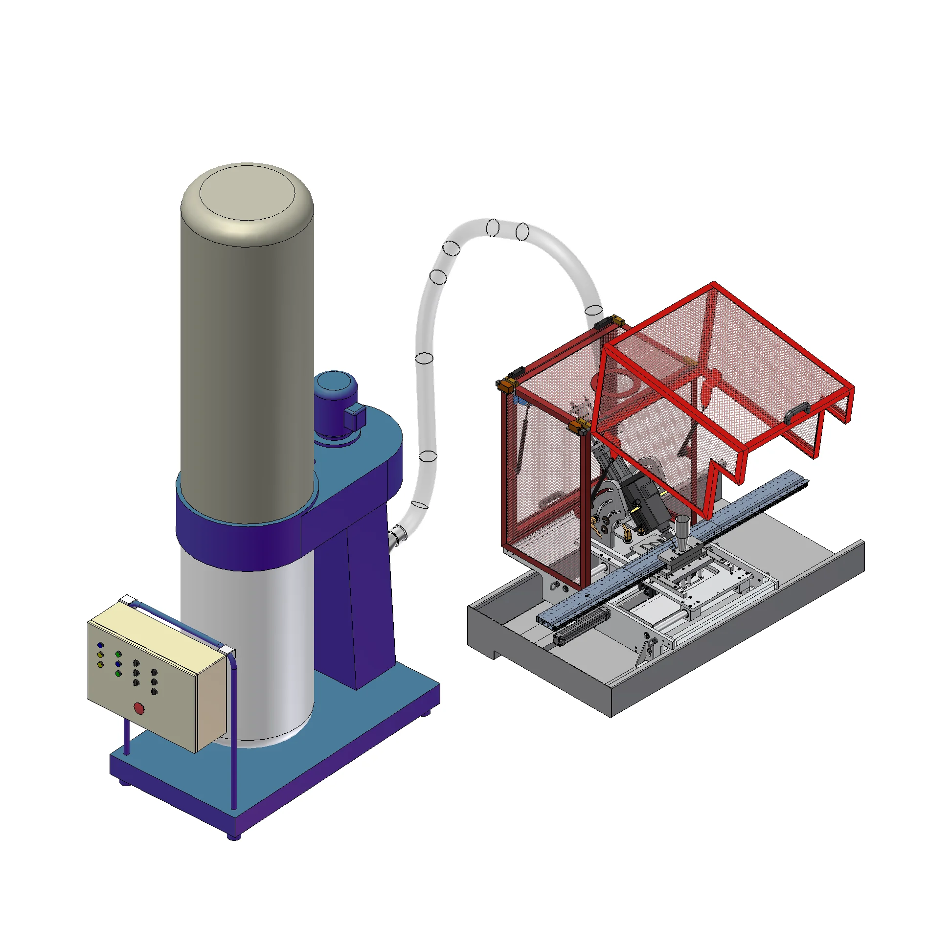 High-productivity Italian EPDRILL: In line Drilling machine for PVC, PE and PP plastic profiles