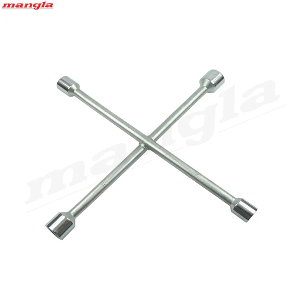 Heavy Duty 14mm Cross Wheel Spanner Multi-Function Ratchet Wrench for Automobiles Repair Box Packed with Hex Key Industrial Use