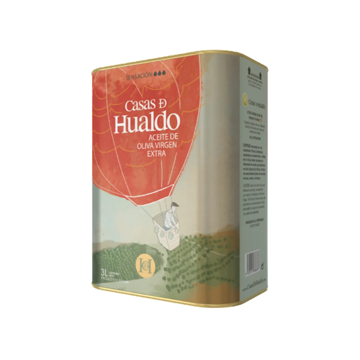 Spanish Extra Virgin Olive Oil   Premium   SENSATION   3L