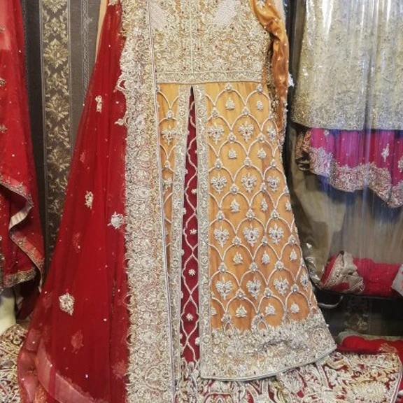 Новейший модный дизайн свадебное платье высшего качества Lehnga открытый Frook