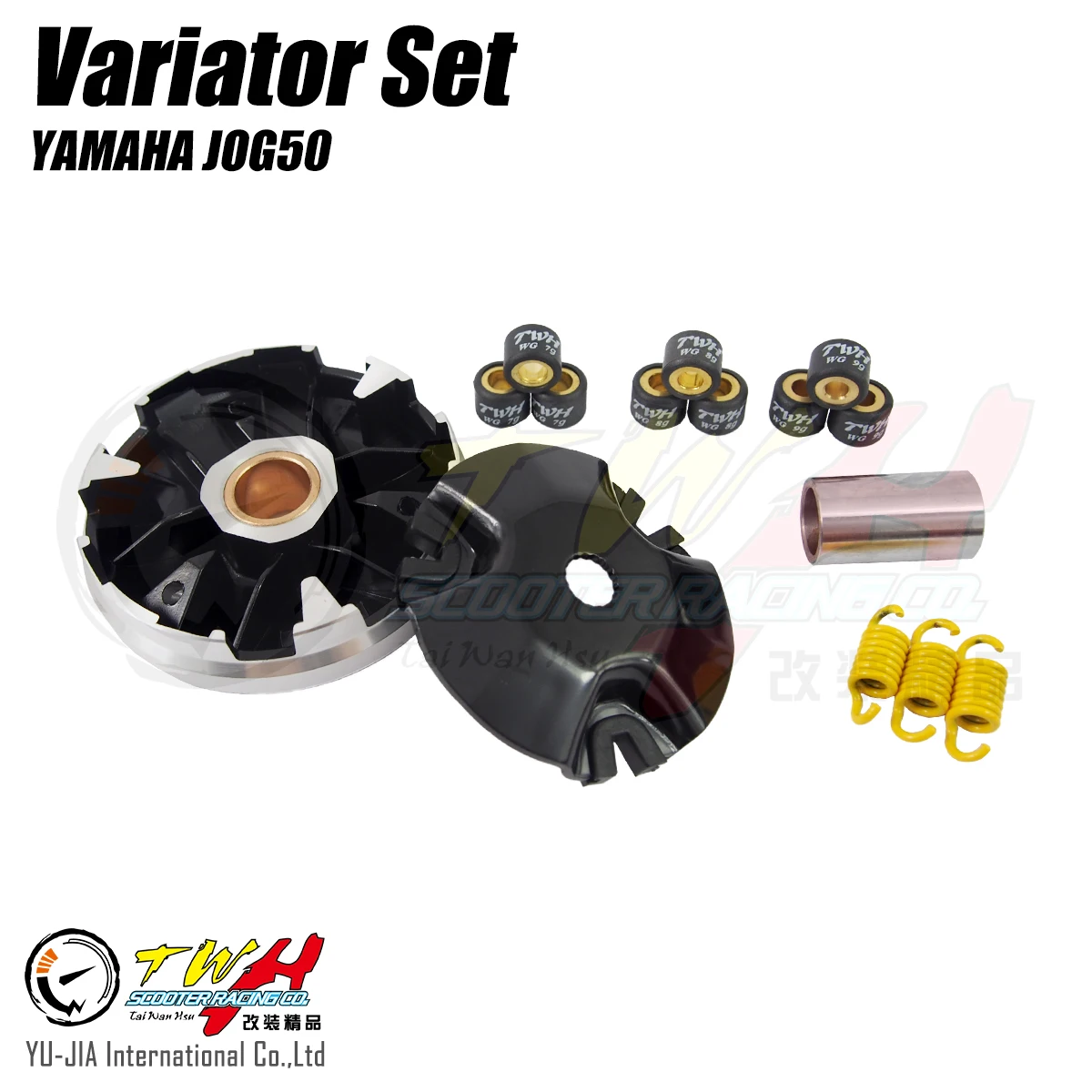 TWH Taiwan Made JOG50 Motorcycle Scooter Racing Pulley Set For YAMAHA