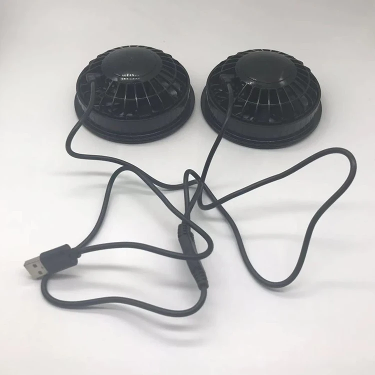 
7.4v cooling clothing fan with 7.4v rechargeable and 5200mAh battery jacket fan 
