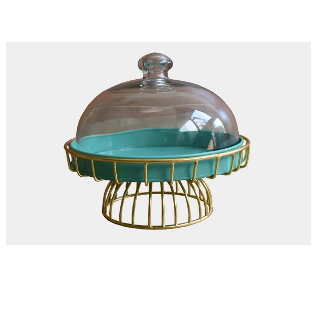 Metal Cake Stand Round  Cupcake Holder Dessert Display Tray for Wedding Baby Shower Birthday Party Cake Stand