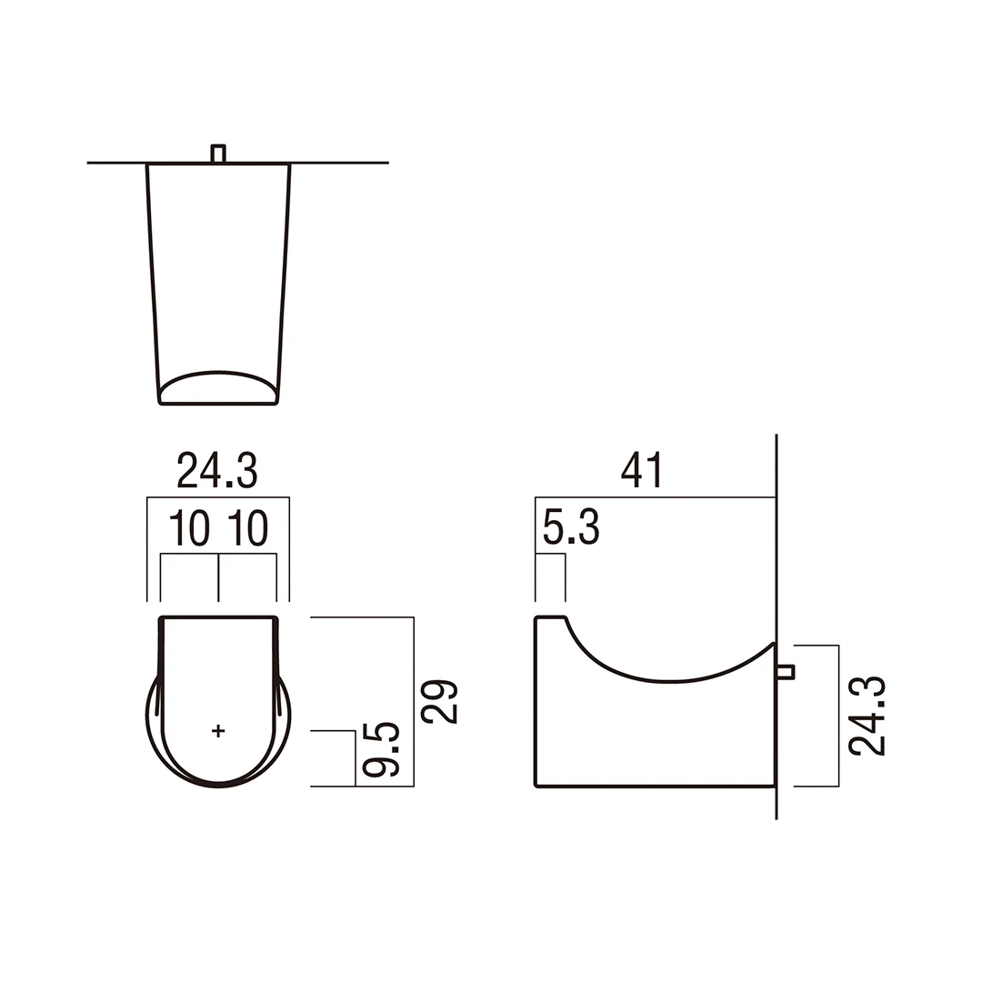 
Gold wall mount hook for bathroom interior stainless steel solid 