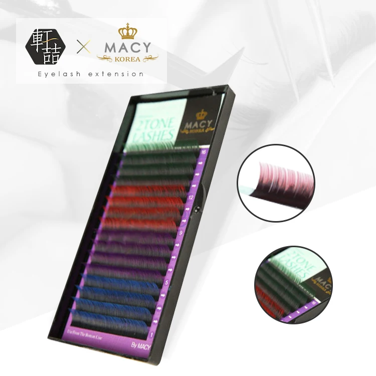 Professional Private Label 2 Tone Color lash Supplies eyelash extensions