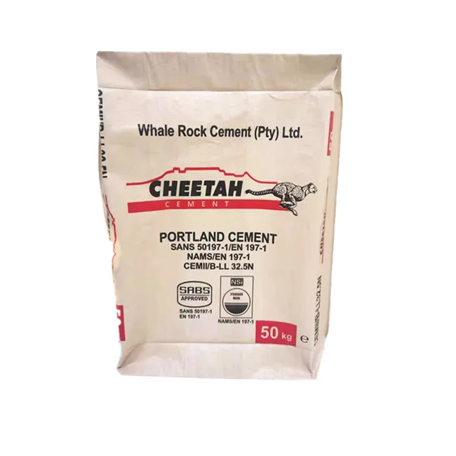 
25kg Block bottom PP woven valve bag cement bag pp bags recycling 