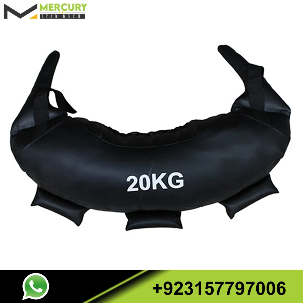 Премиум Болгарская сумка питания для фитнеса тренировочная черного цвета 10 кг