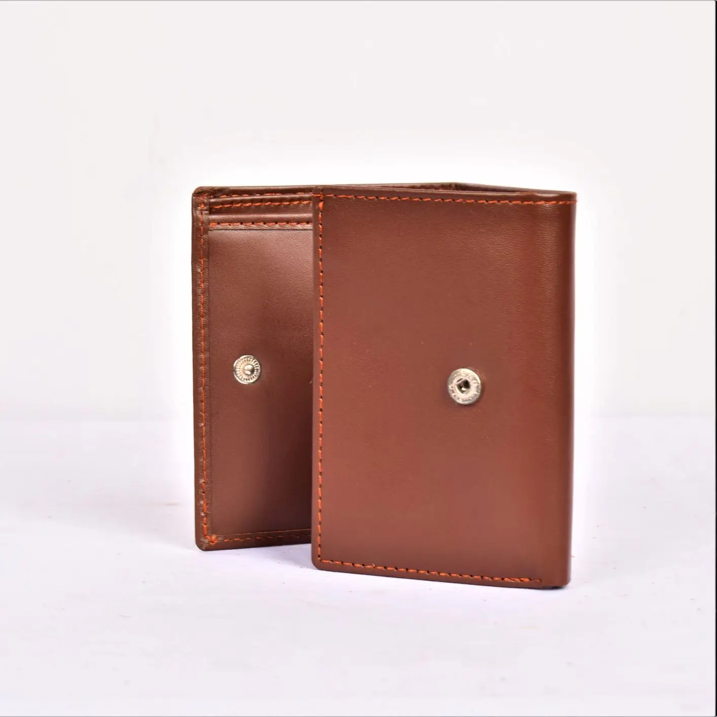 
Мужской винтажный кошелек из воловьей кожи ручной работы 