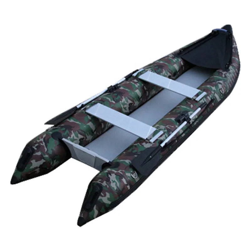 CE cheap  4.2m 3 persons  inflatable  fishing canoe  kayak  kaboat