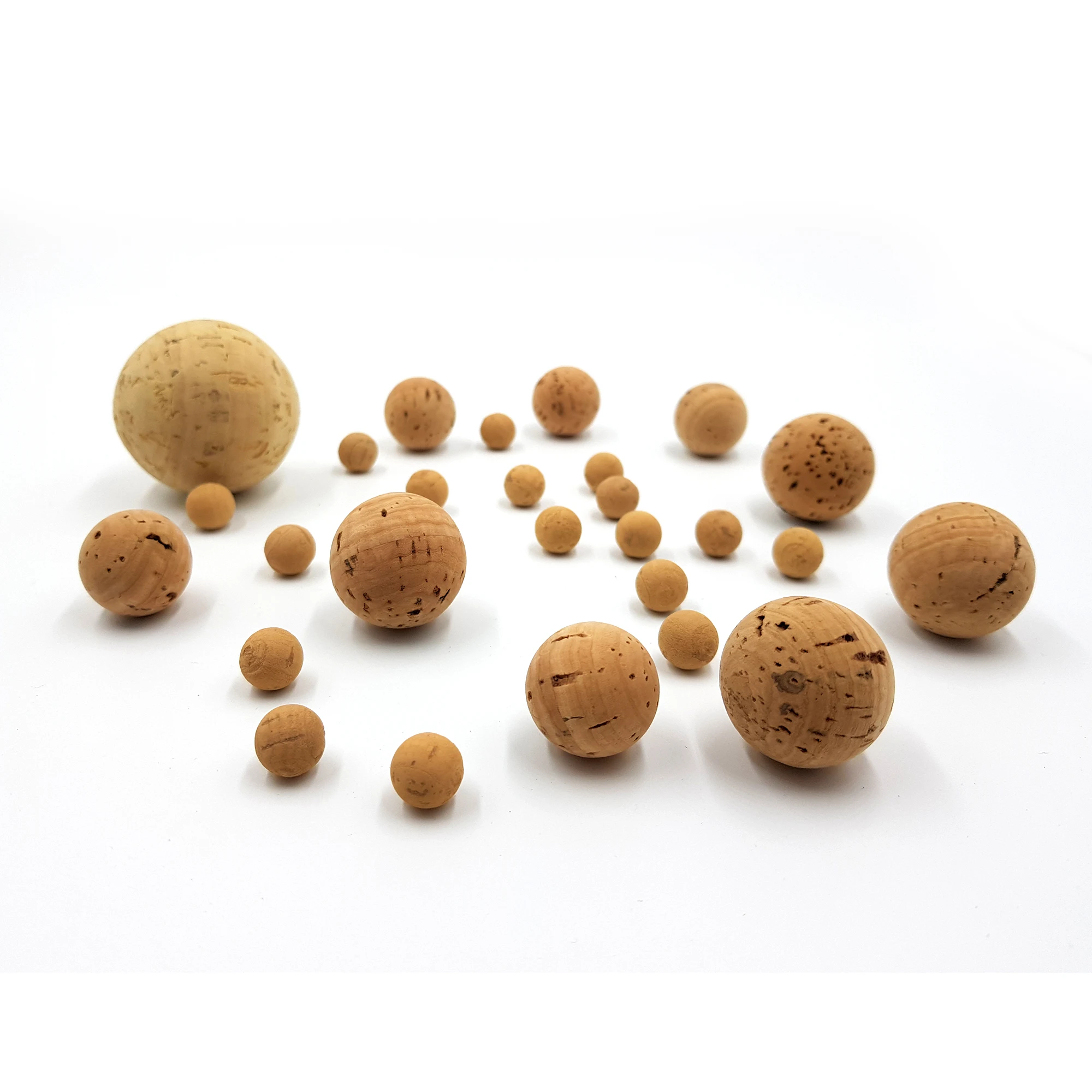 Natural Cork Balls - All sizes & Different Cork materials, eco-friendly, different utilities