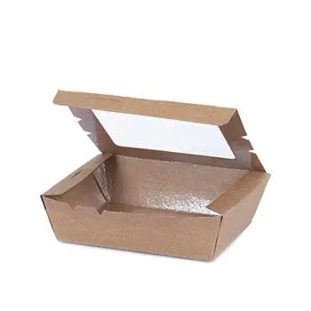 Al Bayader kraft Paper food box with window