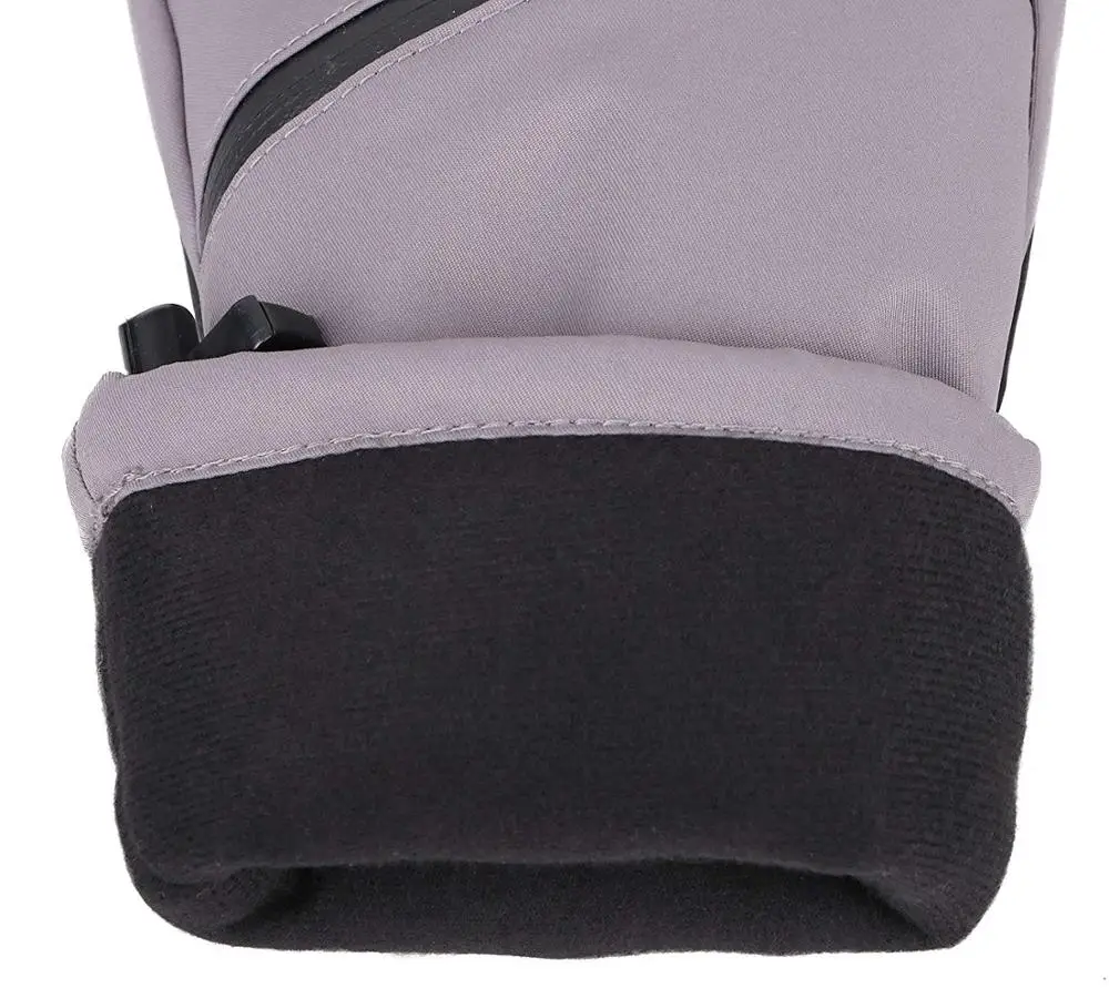 Оригинальные Водонепроницаемые перчатки с молнией манжеты лыжные варежки для сноуборда