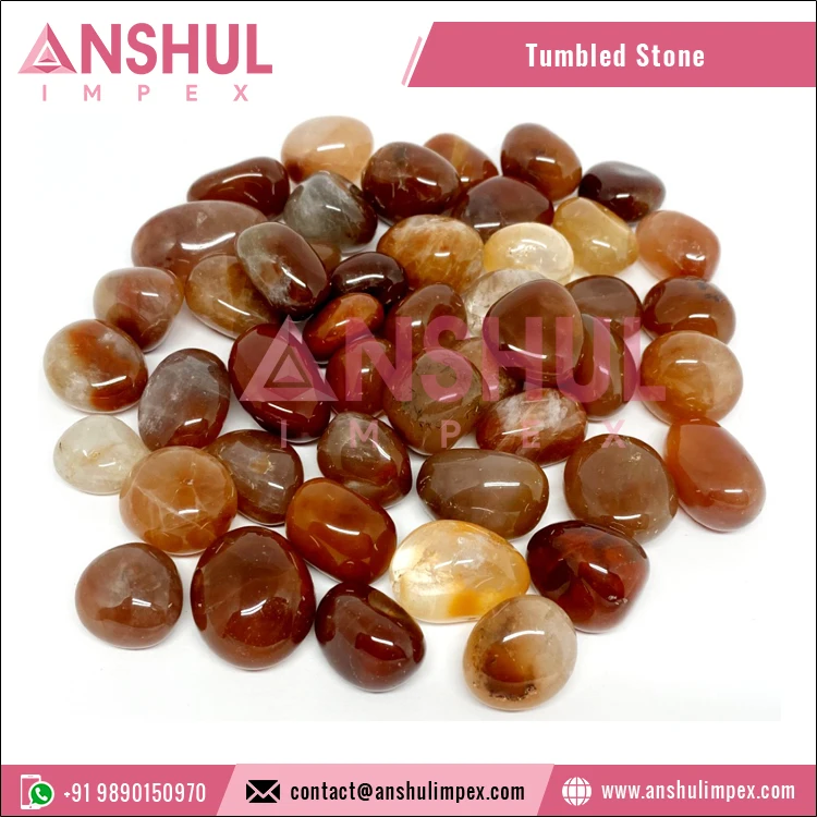 Top Selling Business Gift Multiple Usage Crystal Stone Healing Red Crystal A Tumbled Stones