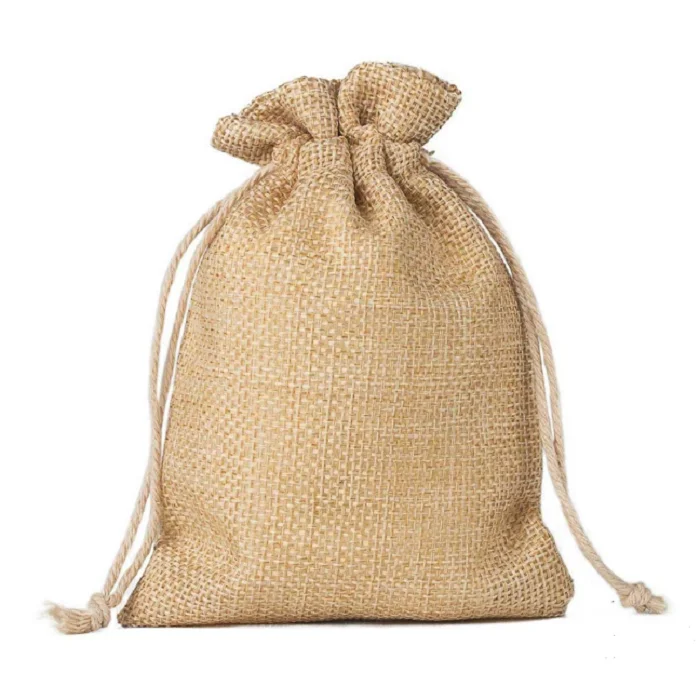 New Design Export Oriented 100% Jute Nature Color Jute Hessian Sacking Gunny Bag From Bangladesh