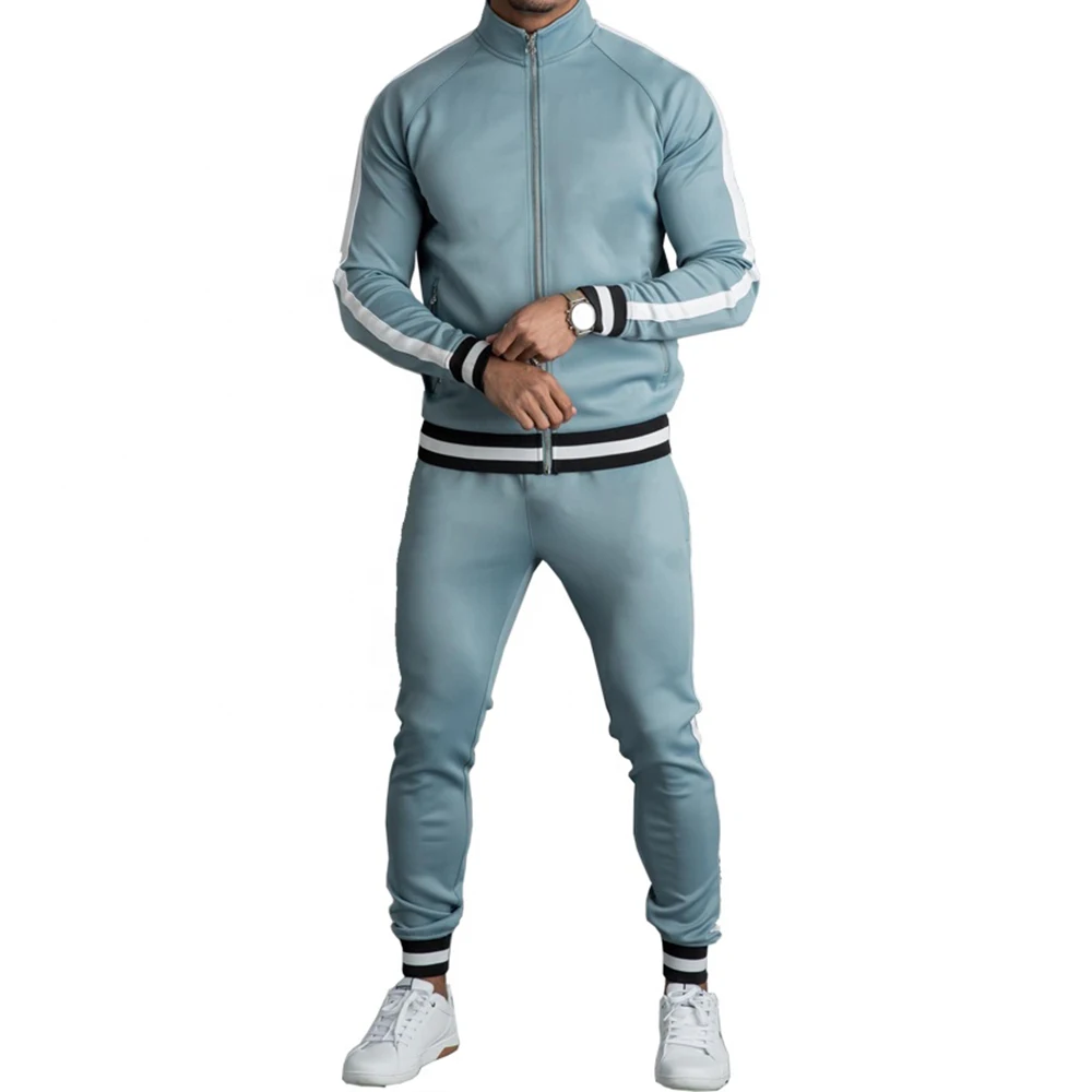 Hot Selling Men Sublimation Jogging Training Tracksuits Wholesale Price 100% Polyester Custom Track Suits