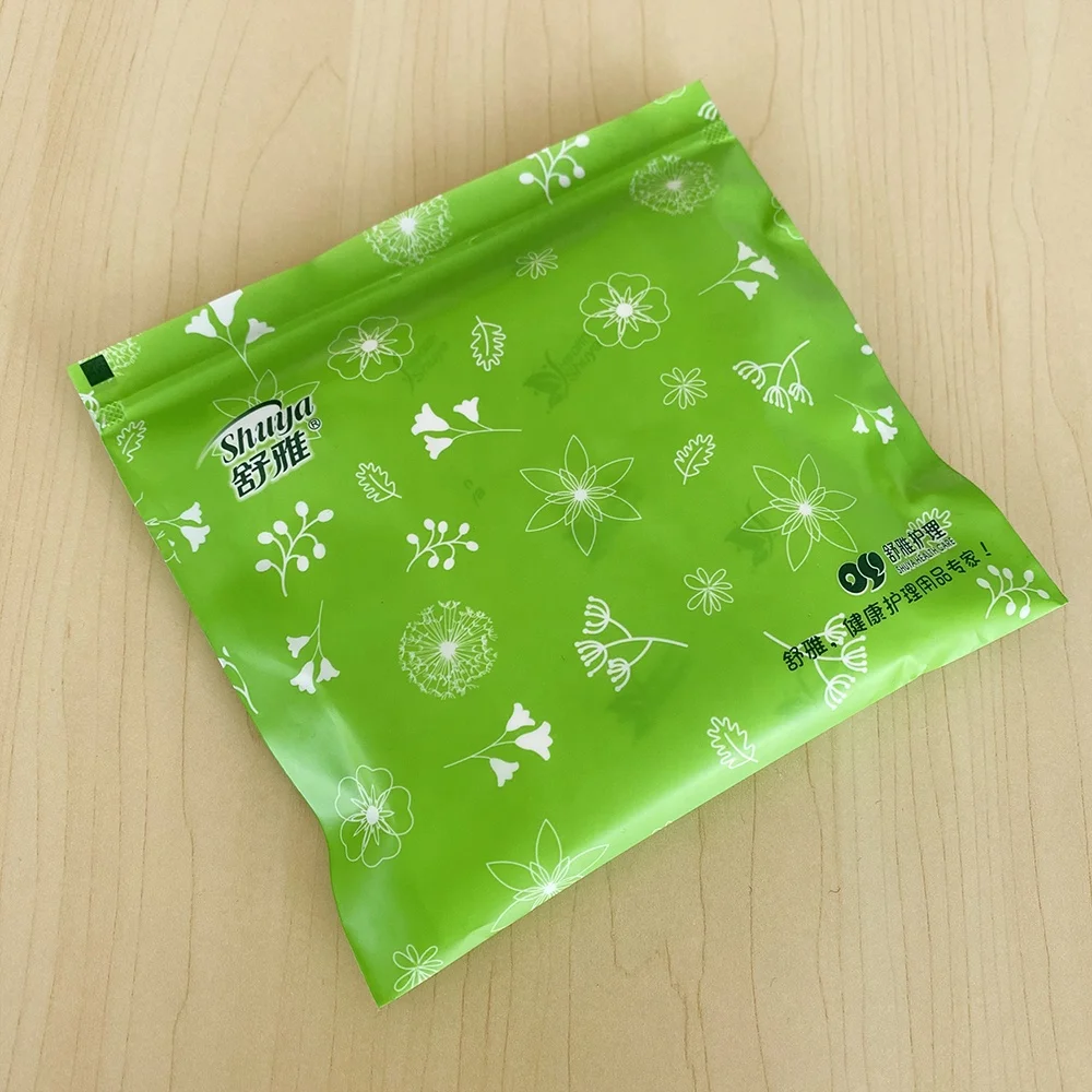 Vietnam Hot Sell SHUYA Brand Bamboo Materials anion (hot for MLM sale) Negative Ion Sanitary Napkin