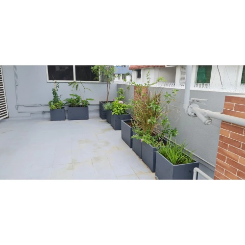 FRP строгальные стеллажи наборы для бистро скульптура отеля солнечный свет дисплей frp умный садовый стол набор инструментов pro