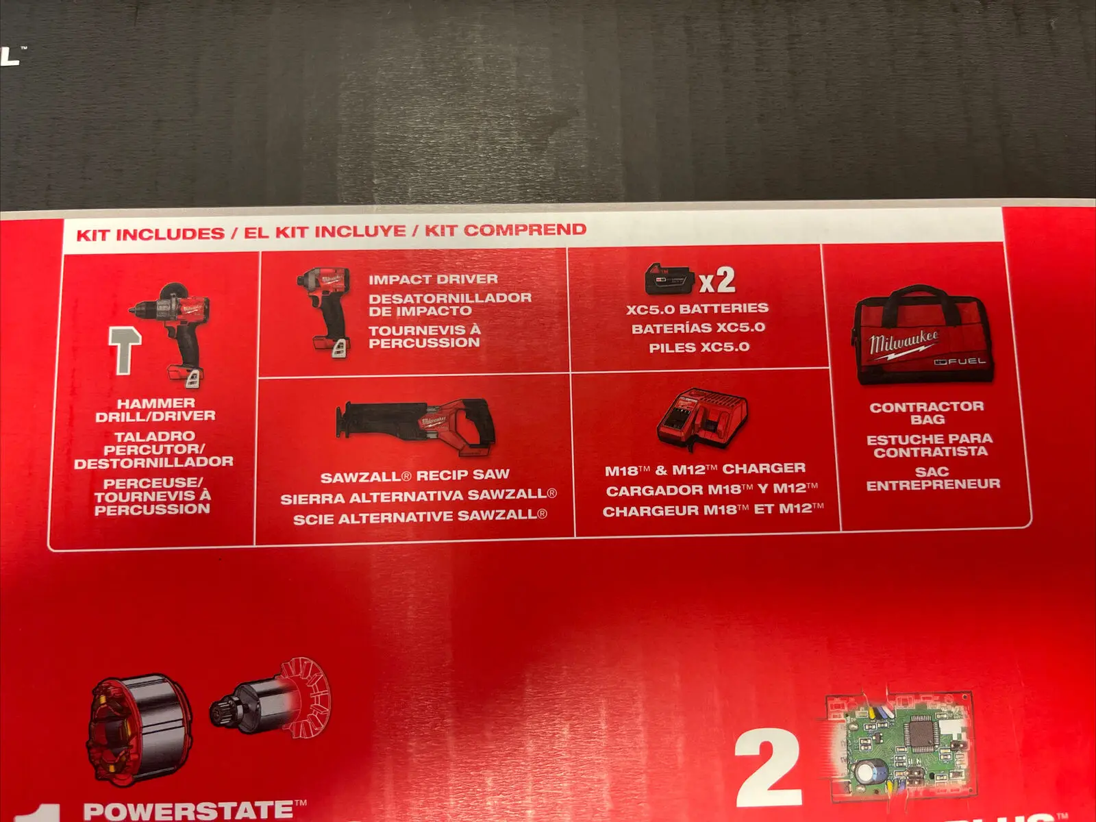  M18 18 Вольт литий-ионная аккумуляторная комбо набор инструментов (4-инструмент) с влажной/сухой и