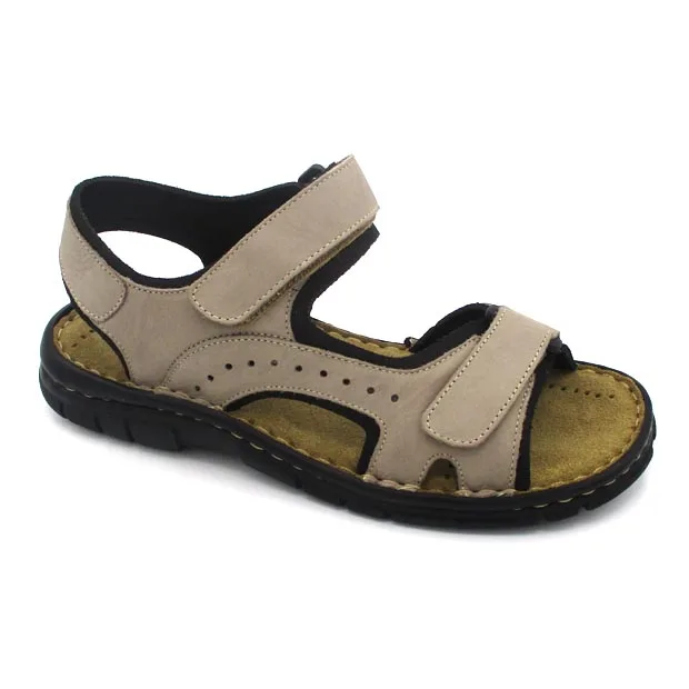 
Hand stitched with pu sole Leather Men Sandals 