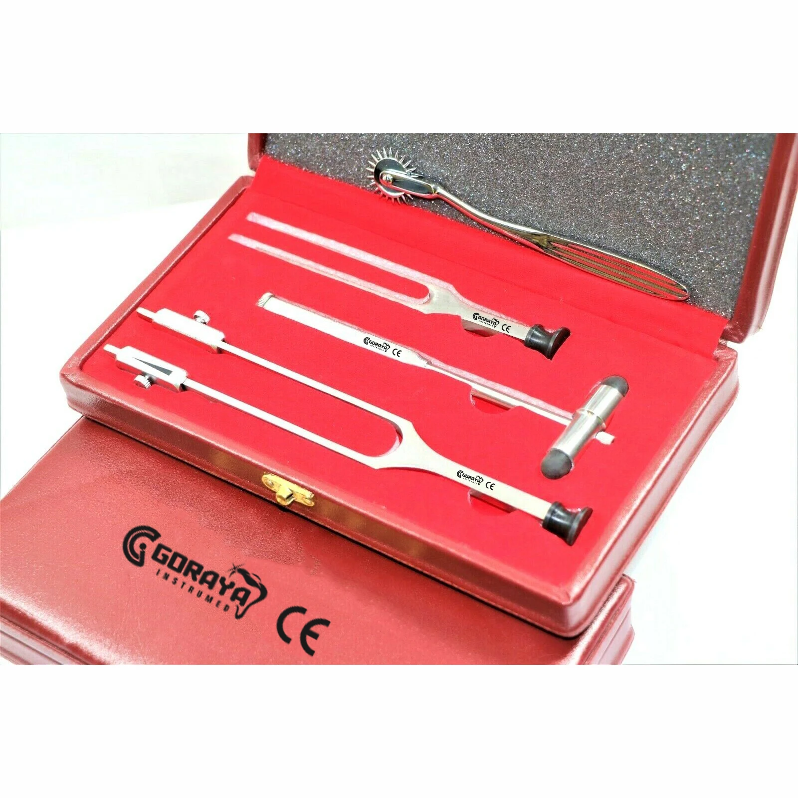 HOT SALE GORAYA GERMAN New Professional Rydel Seiffer Tuning Fork Set- Medical Diagnostic instruments CE ISO APPROVED