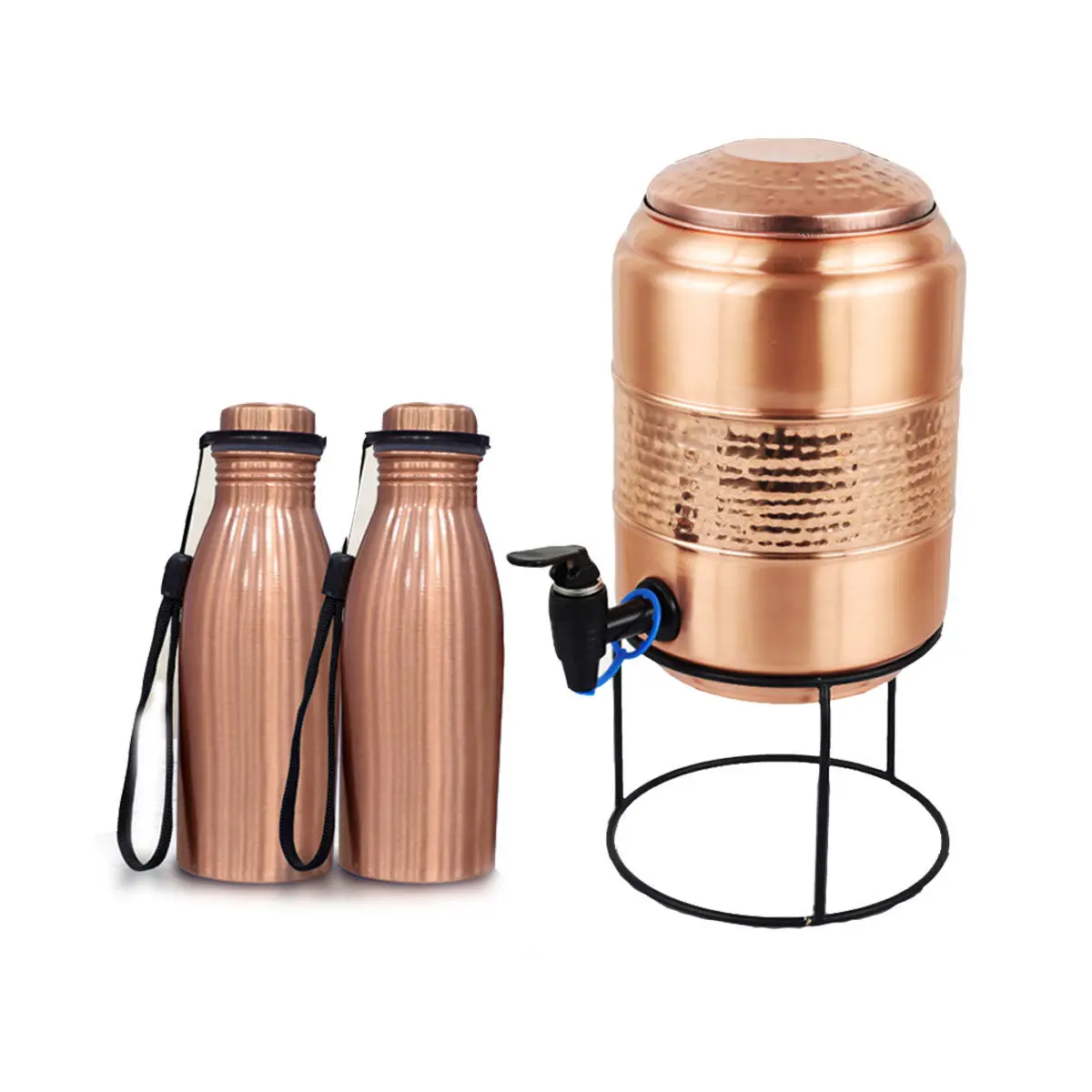 Pure Copper Water Dispenser Simple Design Home Kitchenware Office Party Restaurant Ayurveda Health Custom Metal Tableware