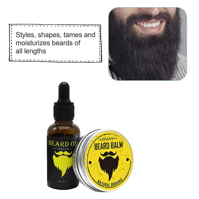 Private Label Mens Hot-selling Nourish Beard Care Beard Grooming Kit