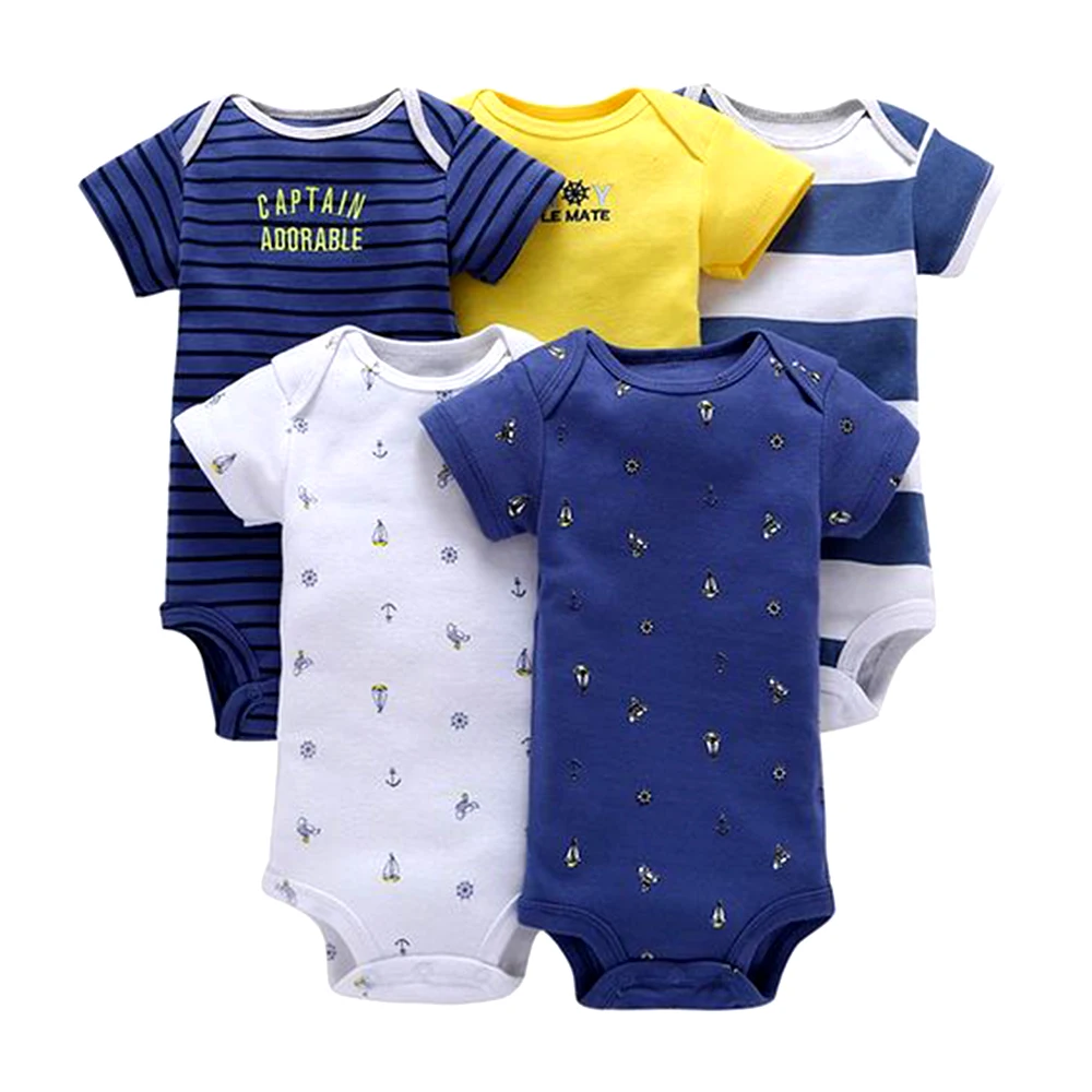 OEM Wholesale adorable baby clothes , printed design romper for baby