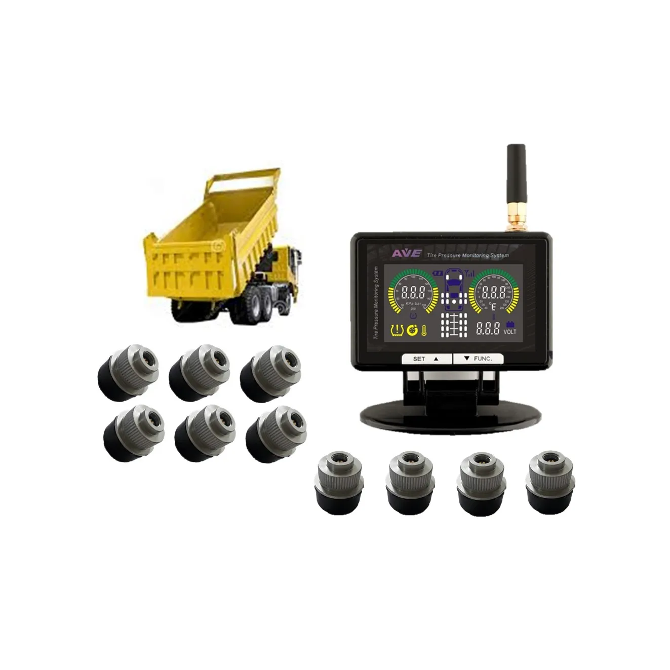 Truck 10 Wheel TPMS