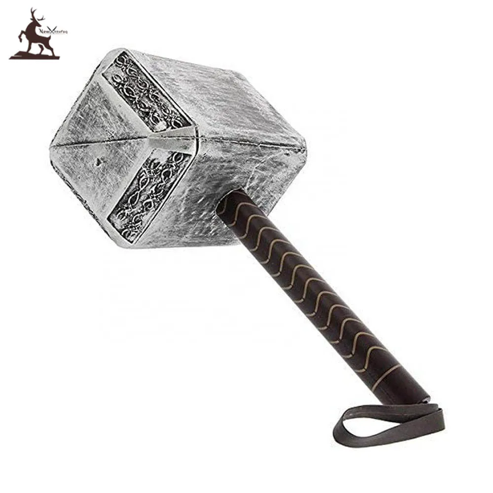 Real Size Metal Thor Mjolnir Cosplay Damascus Thor Hammer