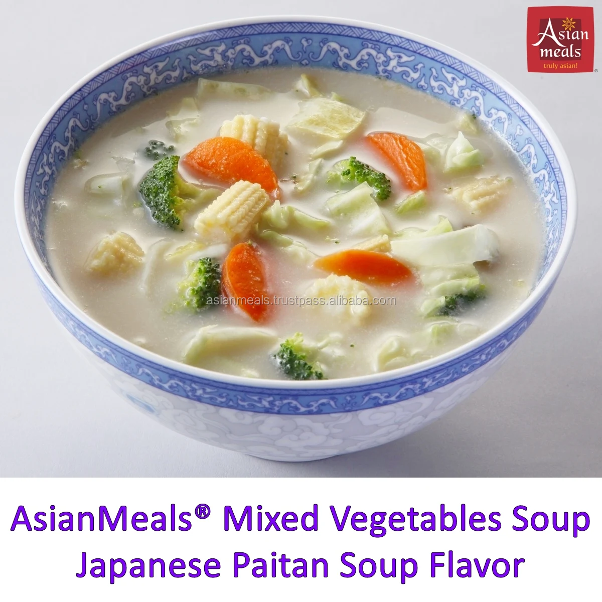 Оптовая продажа суп для мгновенных смешанных овощей в Малайзии с богатым японским вкусом пайтан удобно готовить