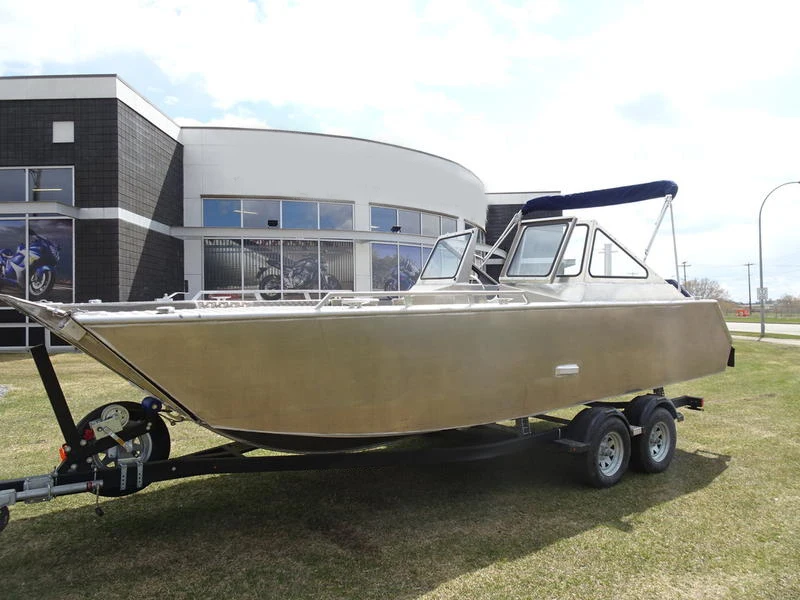 Ecocampor 22ft  Hard-Top Landingcraft All-Welded Aluminum Barge Boat