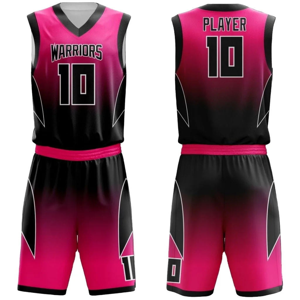 New High Quality sublimation reversible basketball jersey customized design basketball jerseys uniforms