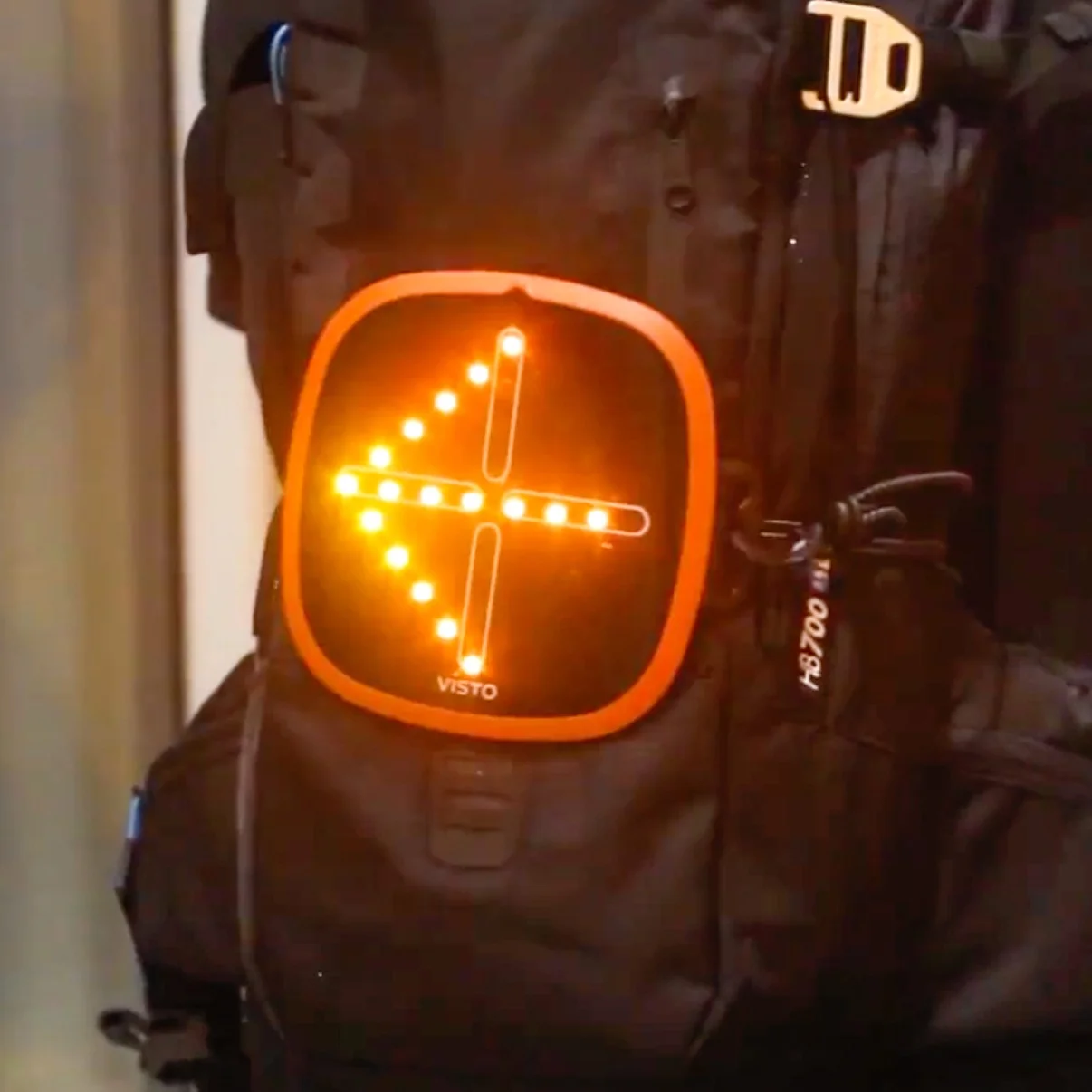 New 2021 LED Bike Light Turn Signal ABS on back pack