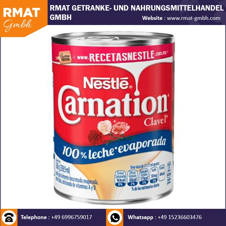 
Nestle Carnation Evaporated Condensed Baby Feed Powder in Cans /full cream evaporated Baby Feed Powder 